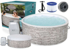 1-4 Person Inflatable Spa Jacuzzi 155 x 60cm Bestway 60027-1